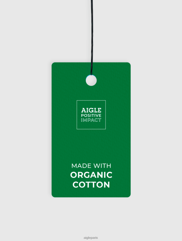 Hommes brun doré Aigle pull col ouvert zippé en coton biologique vêtements 2F486147