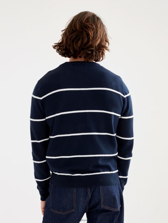 Hommes empire st Aigle pull marin col rond jauge fine made in france vêtements 2F48683