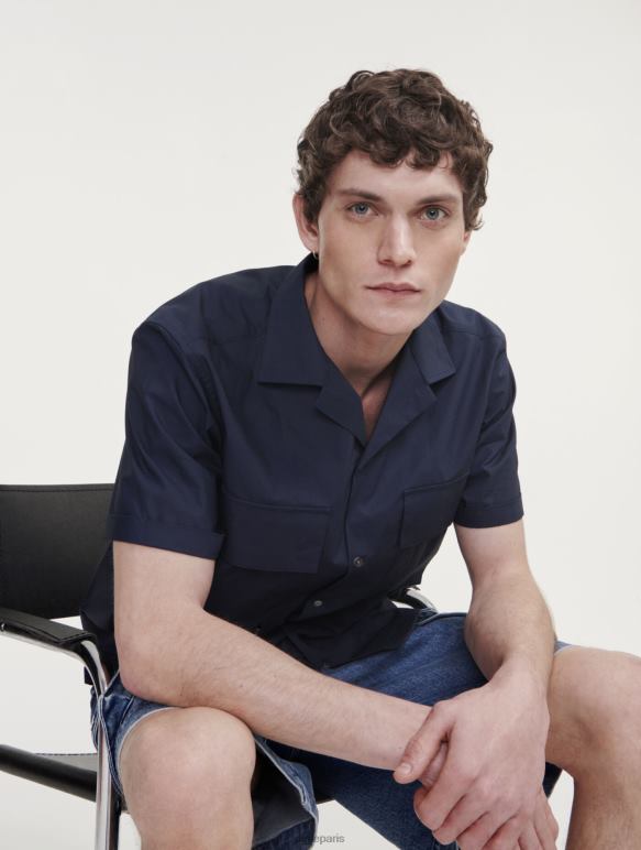 Hommes Empire Aigle chemise militaire à manches courtes vêtements 2F48649