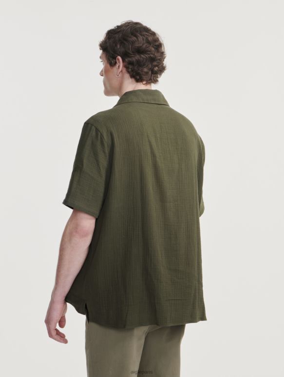 Hommes avocat Aigle chemise à manches courtes en coton vêtements 2F48621