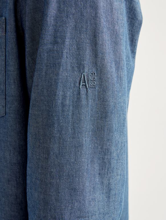 Hommes chambray Aigle chemise à manches longues en chambray vêtements 2F486140