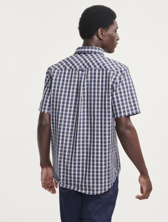 Hommes empire ch Aigle chemise à carreaux à manches courtes vêtements 2F486100