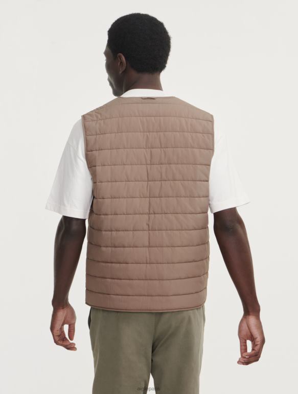 Hommes cappuccino Aigle gilet court sans manches matelassé sorona dupont wr vêtements 2F486165