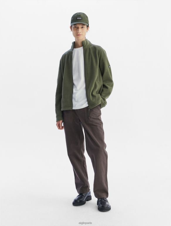 Hommes avocat Aigle polaire en microfibre avec zip vêtements 2F48614