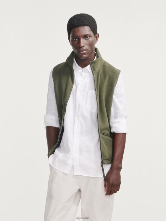 Hommes avocat Aigle polaire sans manches en microfibre vêtements 2F4869