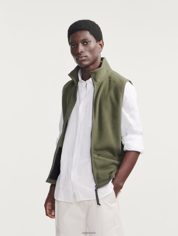 Hommes avocat Aigle polaire sans manches en microfibre vêtements 2F4869
