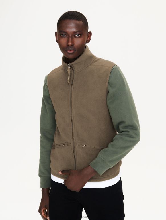 Hommes ou moi Aigle polaire sans manches en microfibre vêtements 2F486109