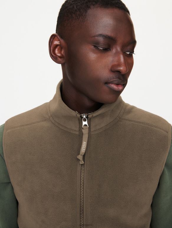 Hommes ou moi Aigle polaire sans manches en microfibre vêtements 2F486109