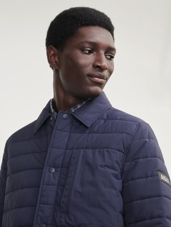 Hommes Empire Aigle veste déperlante matelassée dupont sorona mi-longue vêtements 2F486212