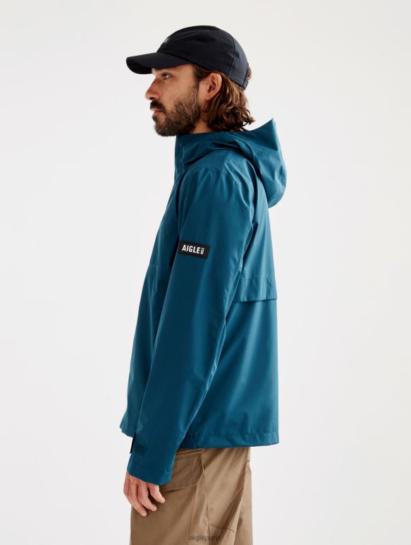 Hommes bleu orage Aigle veste mtd courte à capuche vêtements 2F486209