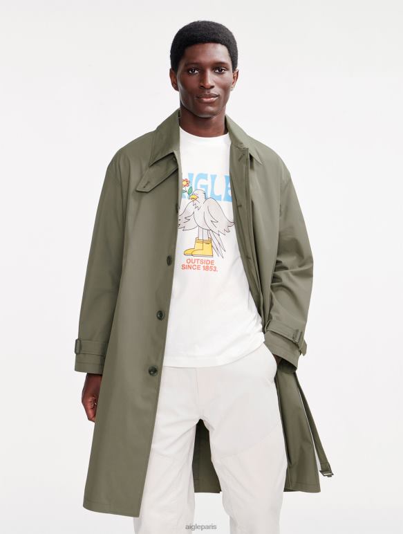 Hommes taillis Aigle trench long mtd vêtements 2F486217
