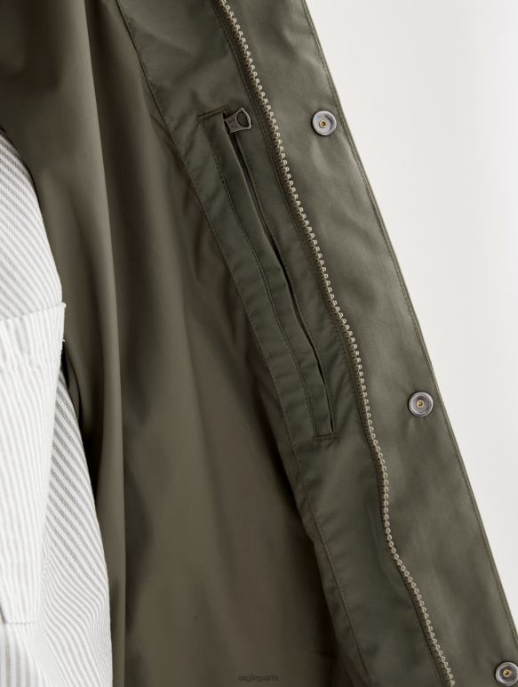Hommes taillis Aigle veste courte à capuche en gore-tex vêtements 2F486208