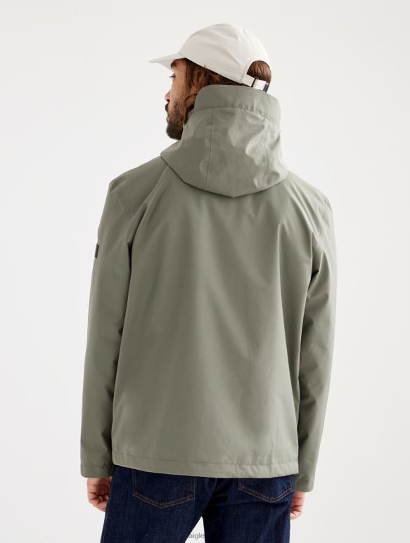 Hommes taillis Aigle veste courte à capuche en gore-tex vêtements 2F486208