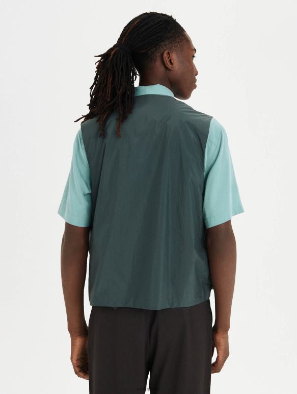 Hommes urbain Aigle veste à col en V vêtements 2F486198