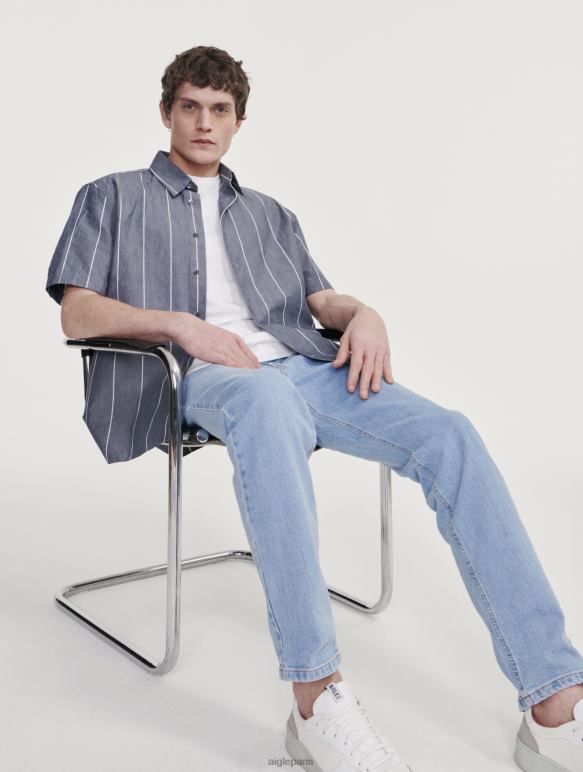 Hommes jean foncé Aigle jean emblématique vêtements 2F48644