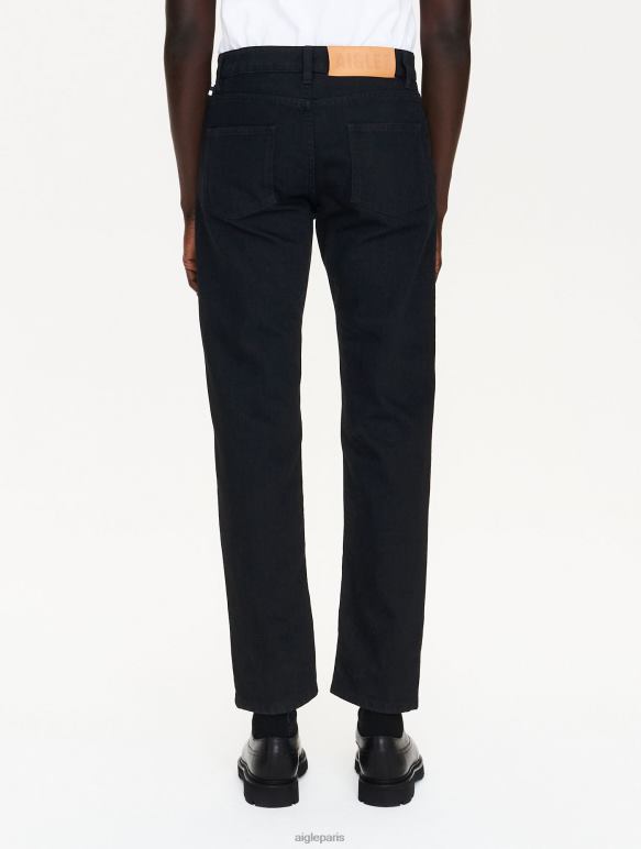 Hommes noir Aigle jean emblématique vêtements 2F48671