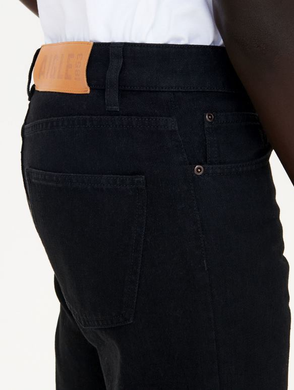 Hommes noir Aigle jean emblématique vêtements 2F48671
