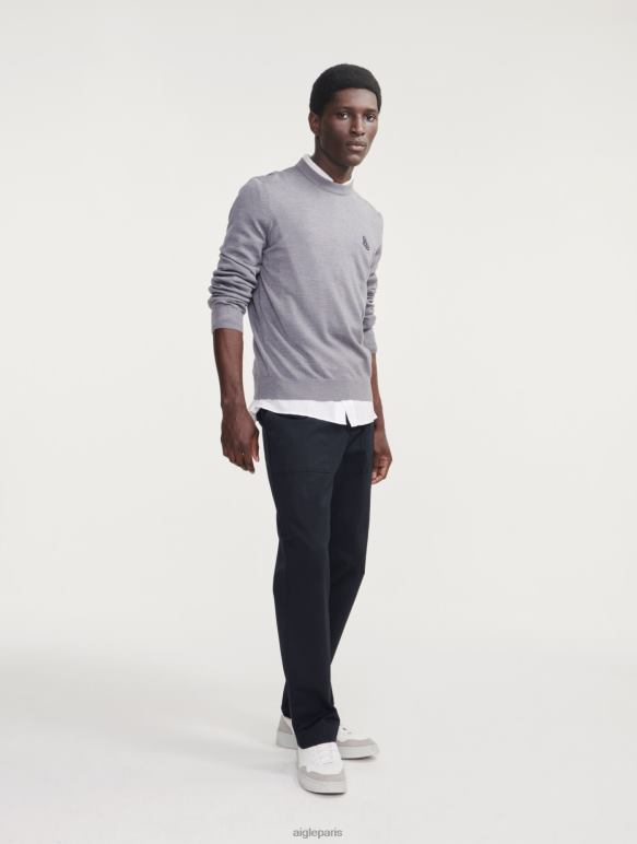 Hommes noir Aigle pantalon à taille élastiquée qui sèche rapidement vêtements 2F48641