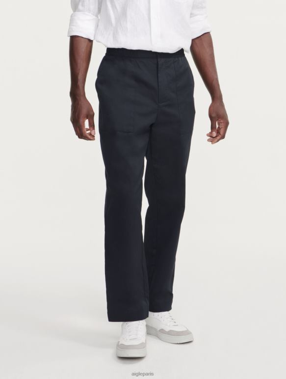 Hommes noir Aigle pantalon à taille élastiquée qui sèche rapidement vêtements 2F48641