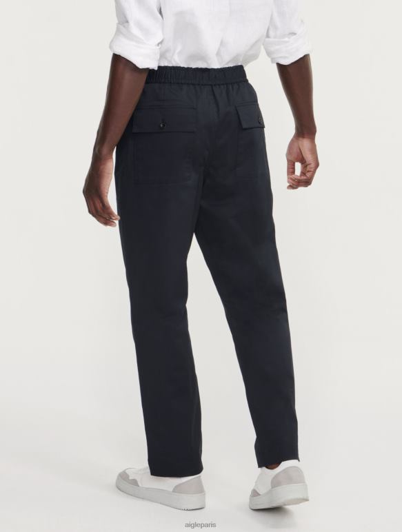 Hommes noir Aigle pantalon à taille élastiquée qui sèche rapidement vêtements 2F48641