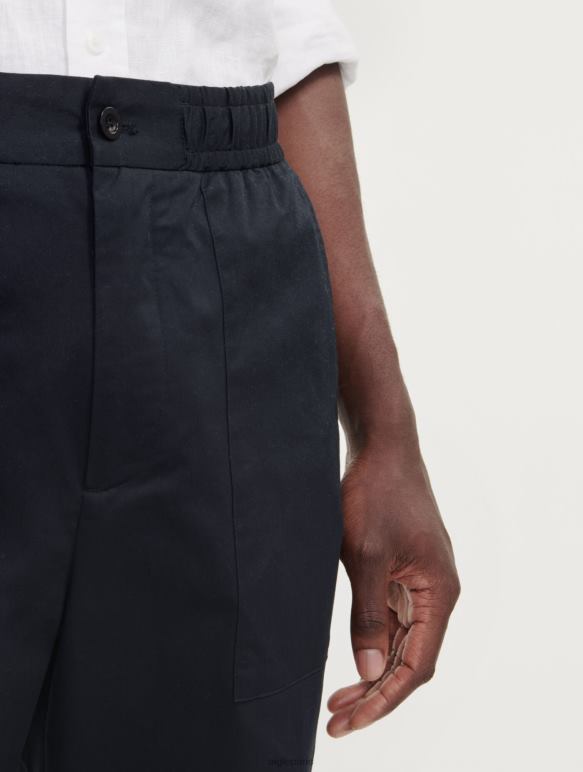 Hommes noir Aigle pantalon à taille élastiquée qui sèche rapidement vêtements 2F48641