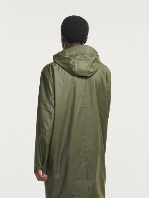 Hommes avocat Aigle parka imperméable longue à capuche vêtements 2F486163