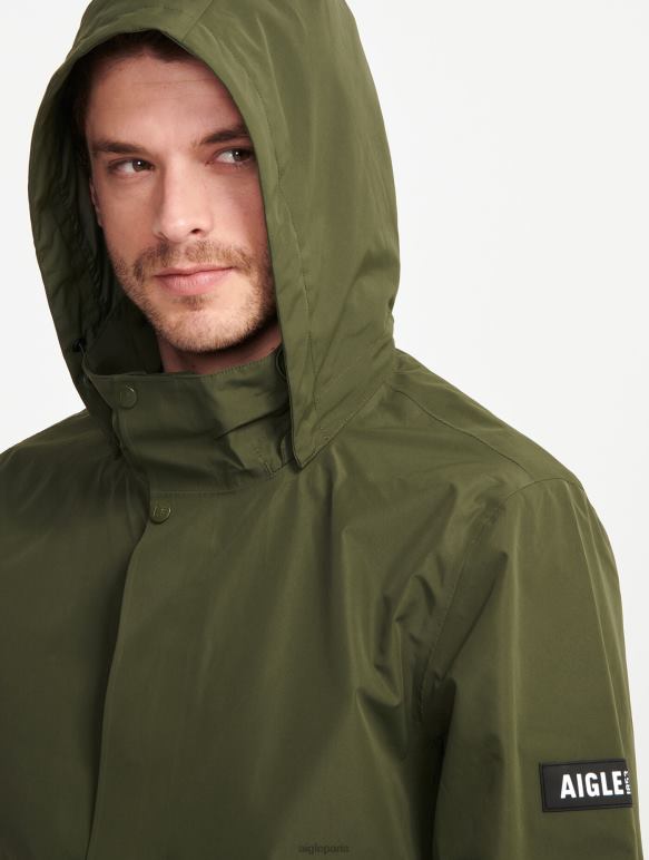 Hommes avocat Aigle parka longue à capuche en gore-tex vêtements 2F486171