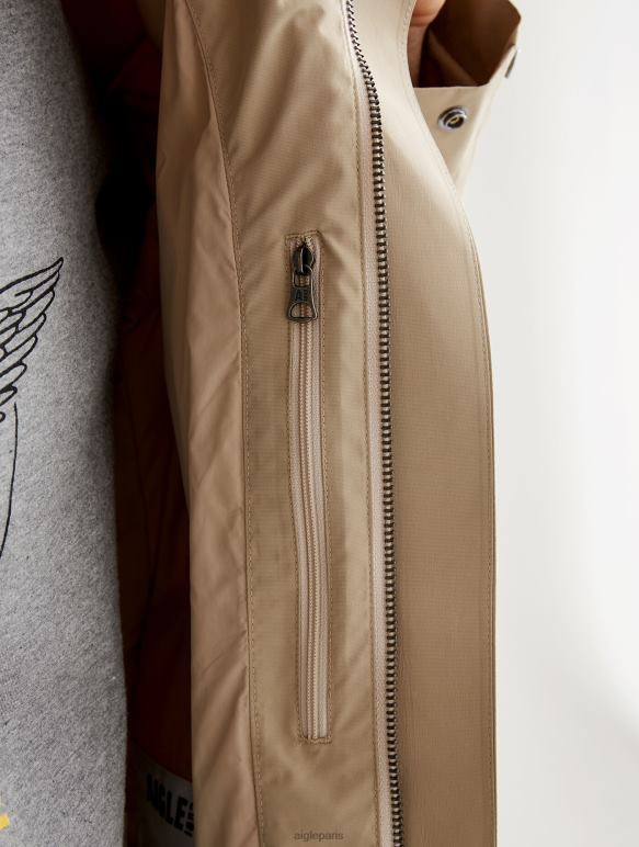 Hommes avocat Aigle parka longue à capuche en gore-tex vêtements 2F486171