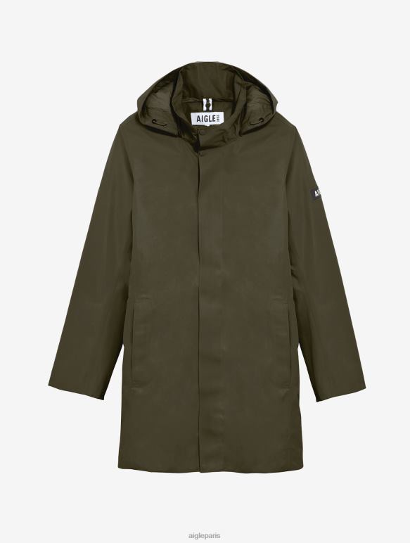 Hommes avocat Aigle parka longue à capuche en gore-tex vêtements 2F486171