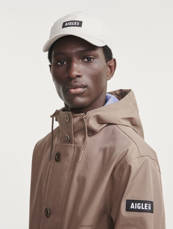 Hommes cappuccino Aigle parka mtd mi-longue à capuche vêtements 2F486222