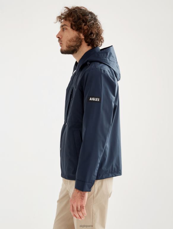 Hommes empire je Aigle parka courte gore-tex capuche amovible vêtements 2F486201