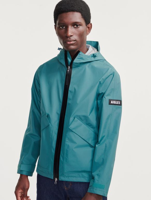 Hommes hydro je Aigle parka longue en goretex vêtements 2F486202