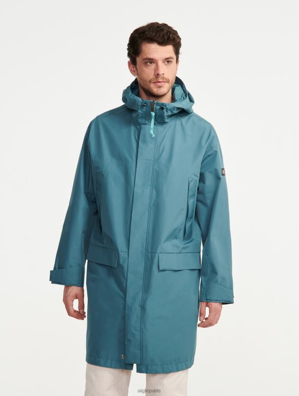 Hommes hydroélectrique Aigle parka longue à double capuche en gore-tex paclite vêtements 2F486193