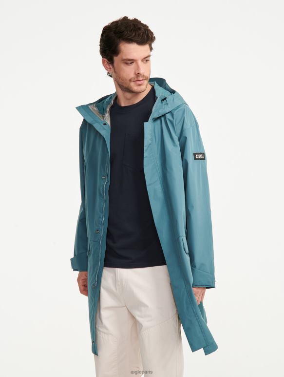 Hommes hydroélectrique Aigle parka longue à double capuche en gore-tex paclite vêtements 2F486193