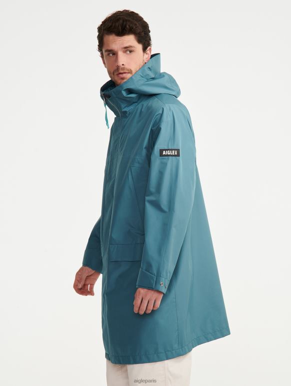 Hommes hydroélectrique Aigle parka longue à double capuche en gore-tex paclite vêtements 2F486193