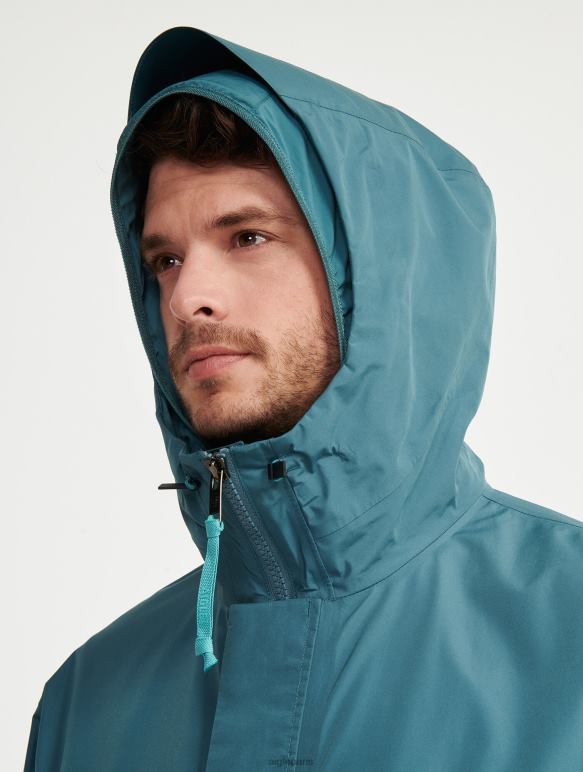 Hommes hydroélectrique Aigle parka longue à double capuche en gore-tex paclite vêtements 2F486193