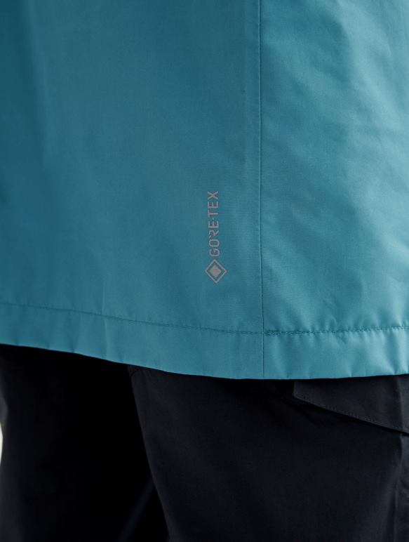 Hommes hydroélectrique Aigle parka longue à double capuche en gore-tex paclite vêtements 2F486193