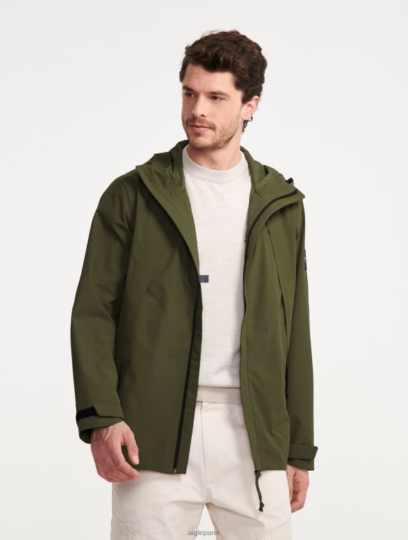 Hommes kaki Aigle parka mi-longue à capuche mtd vêtements 2F486178