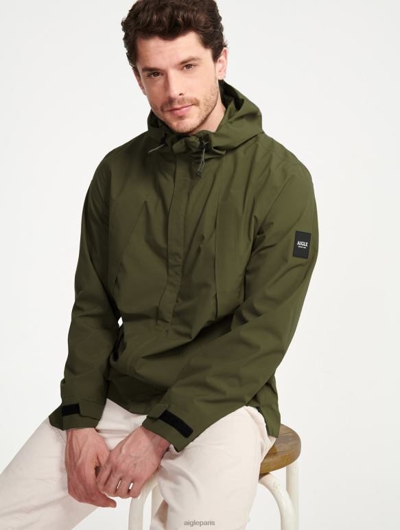 Hommes kaki Aigle parka mi-longue à capuche mtd vêtements 2F486178