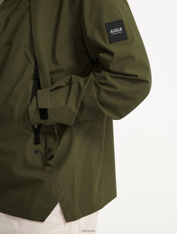 Hommes kaki Aigle parka mi-longue à capuche mtd vêtements 2F486178