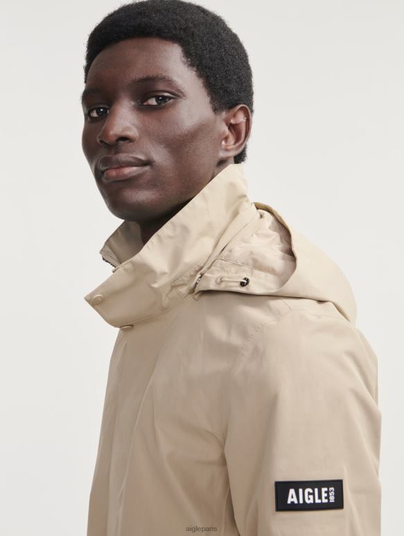Hommes osier Aigle parka longue à capuche en gore-tex vêtements 2F486203