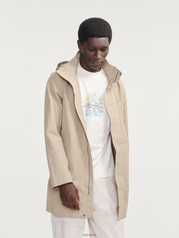 Hommes osier Aigle parka longue à capuche en gore-tex vêtements 2F486203