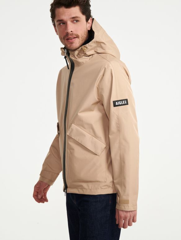 Hommes osier je Aigle parka longue en goretex vêtements 2F486219