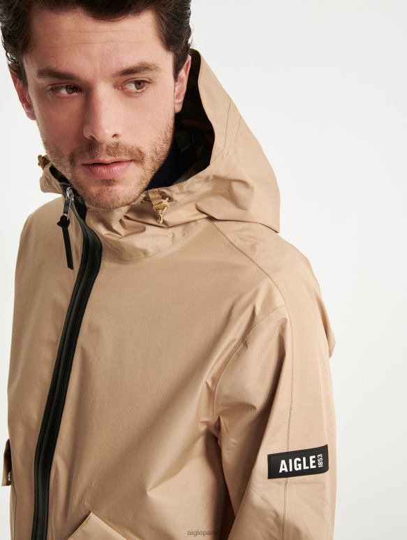 Hommes osier je Aigle parka longue en goretex vêtements 2F486219