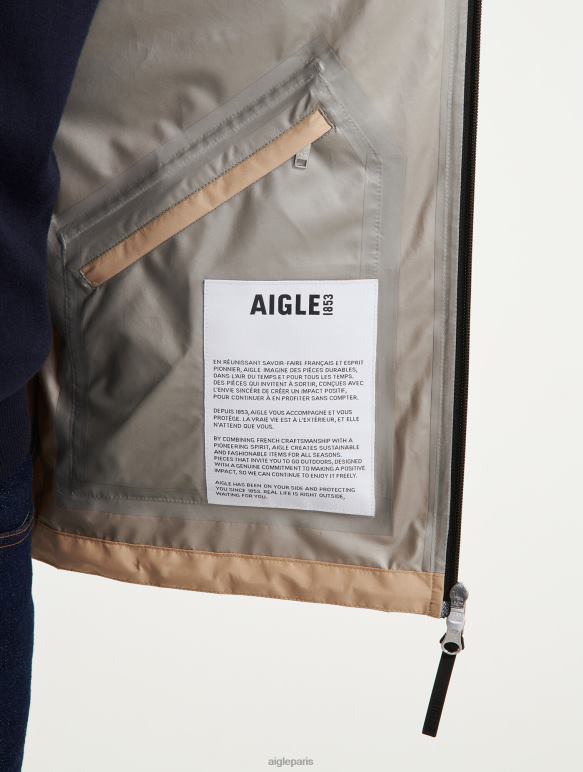 Hommes osier je Aigle parka longue en goretex vêtements 2F486219