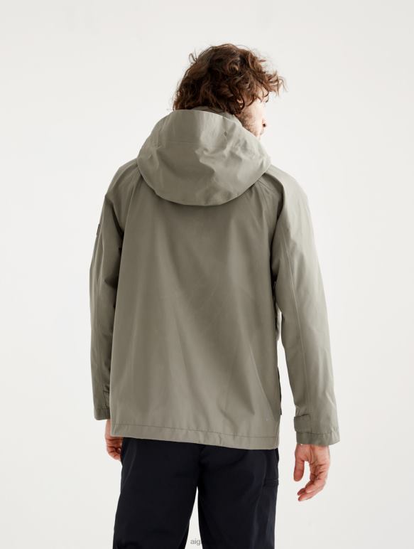 Hommes taillis je Aigle parka courte gore-tex capuche amovible vêtements 2F486169