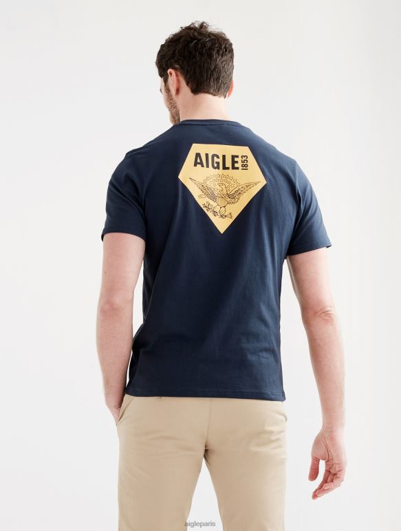 Hommes Empire Aigle t-shirt imprimé à col rond vêtements 2F486133