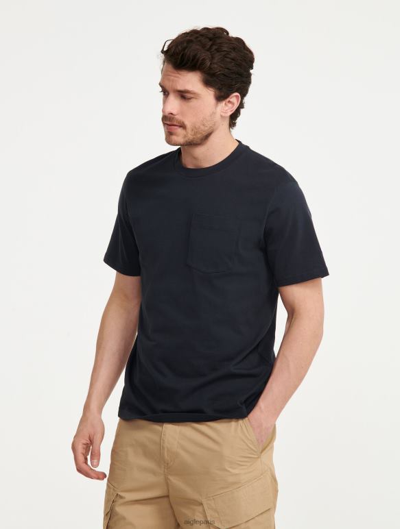 Hommes Empire Aigle t-shirt ras de cou à poche en jersey vêtements 2F486157