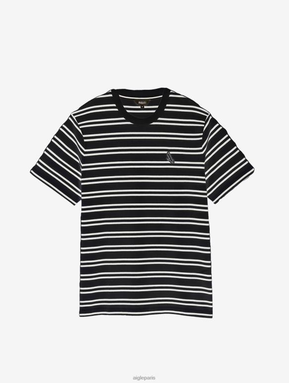 Hommes empire st Aigle t-shirt rayé à col rond vêtements 2F486132