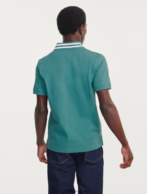 Hommes hydroélectrique Aigle polo à manches courtes et col à double bande vêtements 2F48642